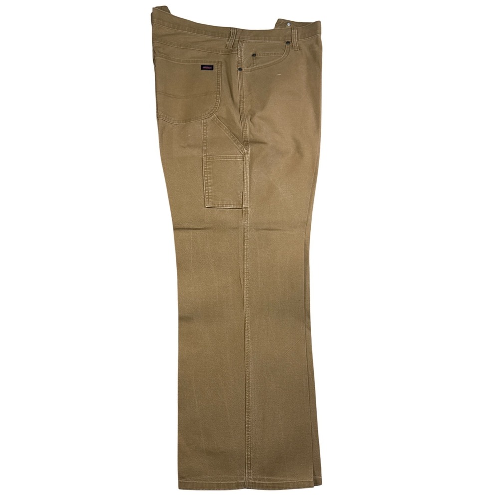 Dickies‎ Carpenter Work Pants Men's 42x32 Tan Canvas Utility Heavy Duty